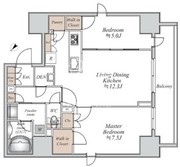 コンフォリア板橋区役所前 1002 間取り図