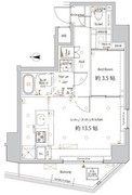 ログ浅草橋 802 間取り図