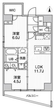 リテラス秋葉原イースト 601 間取り図