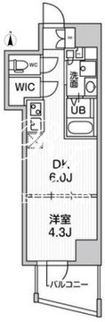 リテラス秋葉原イースト 402 間取り図
