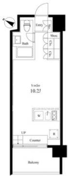 イプセ学芸大学 404 間取り図