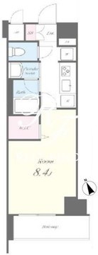 ボナール白山 802 間取り図