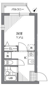 プライムアーバン目黒リバーサイド 301 間取り図