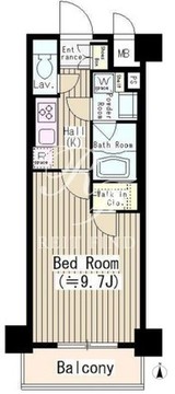 フェールメゾン菊川 302 間取り図