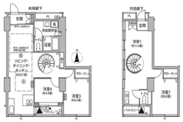 東雲キャナルコートCODAN 11-808 間取り図