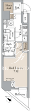 グランカーサ東中野 903 間取り図