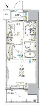 KDXレジデンス池袋ウエスト 502 間取り図