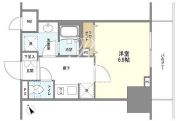 ＢＬＥＳＳ蔵前 318 間取り図