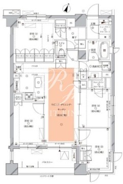 オーパスレジデンス目黒洗足 503 間取り図