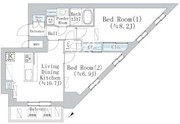 ウェスタ板橋仲宿 1303 間取り図