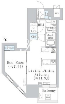 ウェスタ板橋仲宿 1003 間取り図