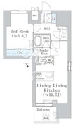 ウェスタ板橋仲宿 701 間取り図