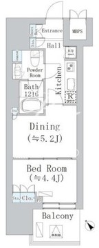 ウェスタ板橋仲宿 304 間取り図