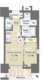 イプセ四谷 602 間取り図