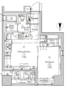 BPRレジデンス神田富山町 601 間取り図