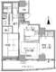 アクティ汐留 1608 間取り図