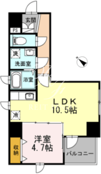 彰文居FReco向丘 1003 間取り図
