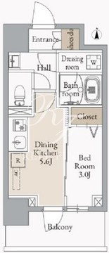 JMFレジデンス蔵前鳥越 203 間取り図