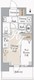 JMFレジデンス蔵前鳥越 1002 間取り図