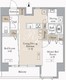 JMFレジデンス蔵前鳥越 1103 間取り図