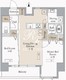 JMFレジデンス蔵前鳥越 1203 間取り図