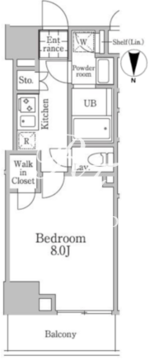 レジディア三軒茶屋3 302 間取り図