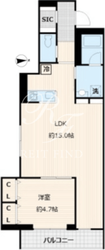 AZ Smart 目白御留山 301 間取り図