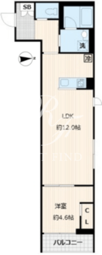 AZ Smart 目白御留山 304 間取り図