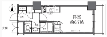 HF駒沢公園レジデンスタワー 1206 間取り図