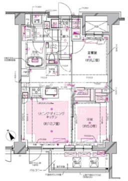 ディアナコート祐天寺レジデンス 503 間取り図