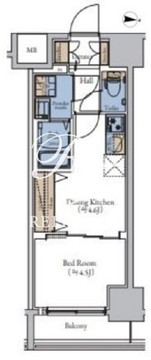 エスティメゾン大森 1302 間取り図