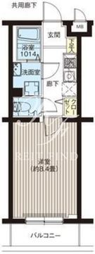 アルファプライム羽田大鳥居 205 間取り図