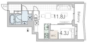 グランデュオ学芸大学3 203 間取り図