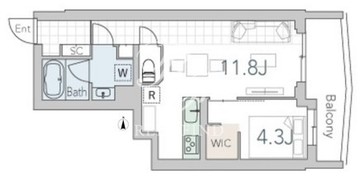 グランデュオ学芸大学3 303 間取り図