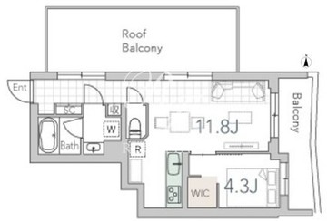 グランデュオ学芸大学3 401 間取り図