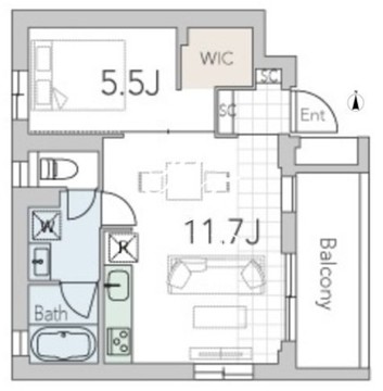 グランデュオ学芸大学3 403 間取り図