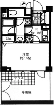 プライムアーバン用賀 113 間取り図