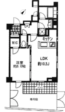 プライムアーバン用賀 110 間取り図