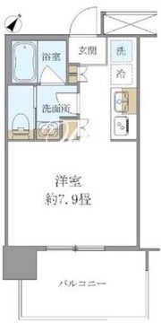 ブリリアタワー浜離宮 912 間取り図