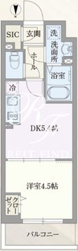 ルネサンスコート自由が丘 301 間取り図