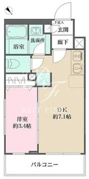 WHARF西馬込 107 間取り図