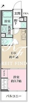 WHARF西馬込 406 間取り図