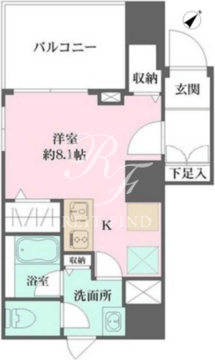 WHARF文京茗荷谷 701 間取り図