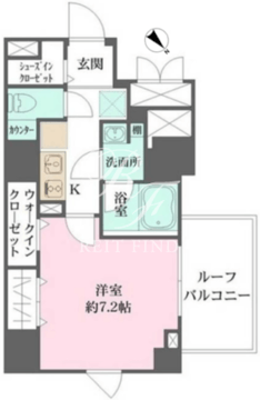 WHARF文京茗荷谷 204 間取り図
