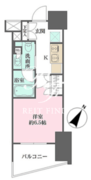 ザ・パークワンズ渋谷本町 1006 間取り図