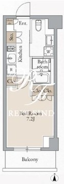 クロスレジデンス高田馬場 516 間取り図