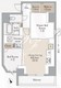 クロスレジデンス高田馬場 406 間取り図