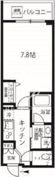 ハーモニーレジデンス品川高輪 404 間取り図