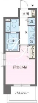 プライムアーバン早稲田 701 間取り図