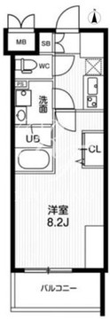 AR向島 807 間取り図
